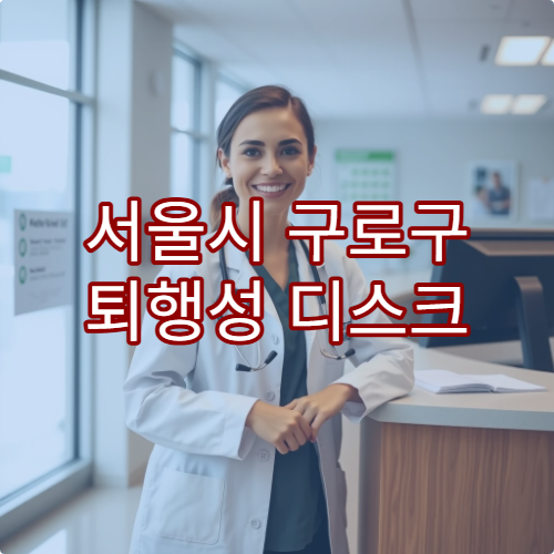 서울시 구로구 퇴행성 디스크 치료 및 비수술 요법 가능한 병원