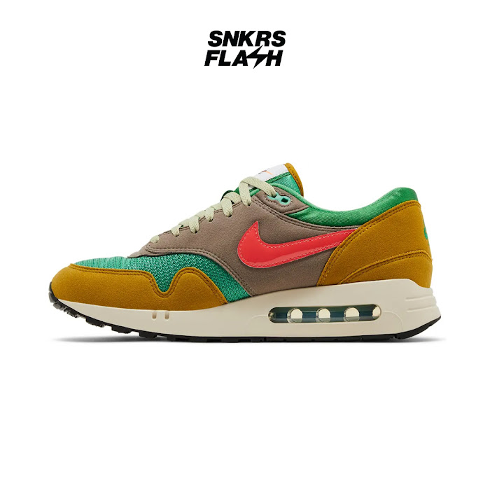 NIKE AIR MAX 1 86 PRM POWERWALL BRS GREEN EMBER - Size 39