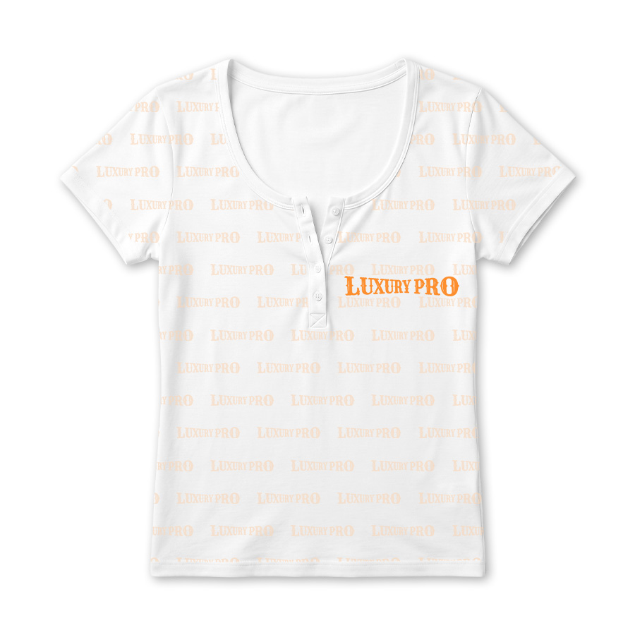 AOP MEG Women's Henley T-Shirt