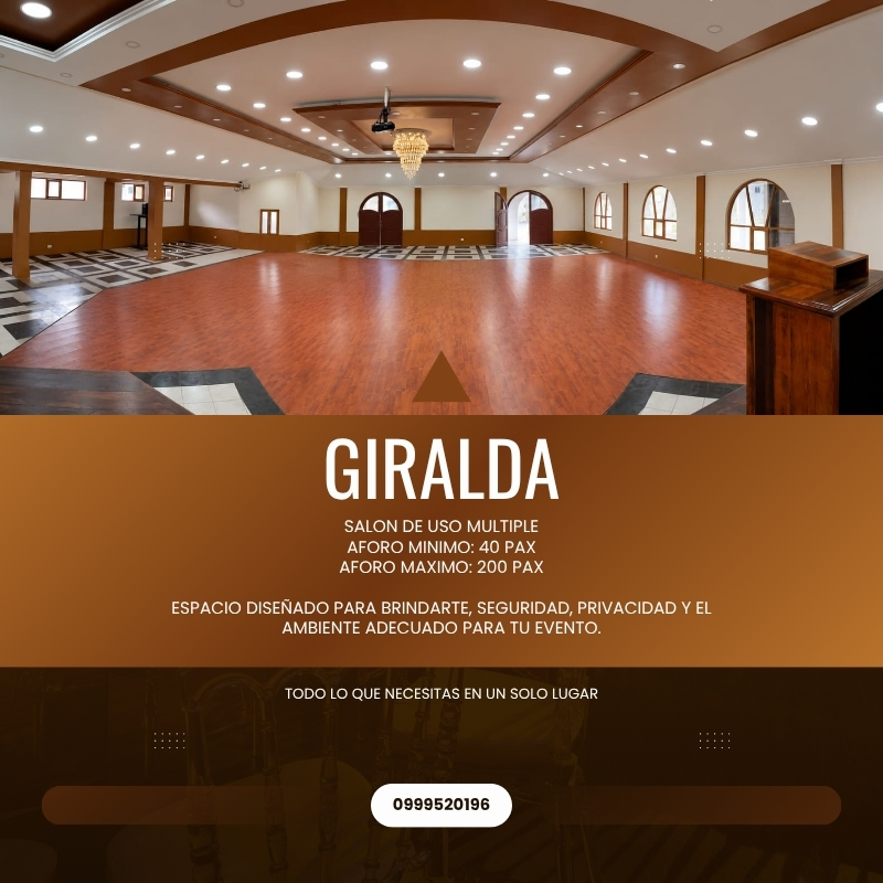 Montaje de salón para grupos empresariales