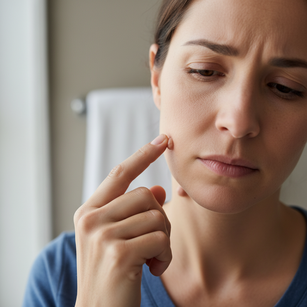 📢 목을 만질 때마다 거슬리는 그 느낌, 혹시 사마귀인가요?