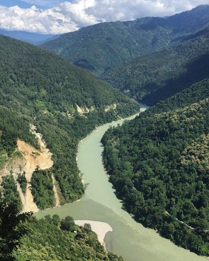 Loversmeet Confluence of Teesta and Rangeet rivers