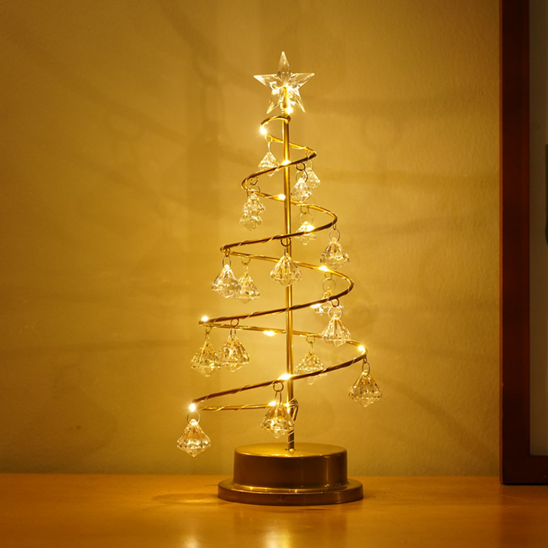 LED table lamp in tree shape, battery-operated, model SD001