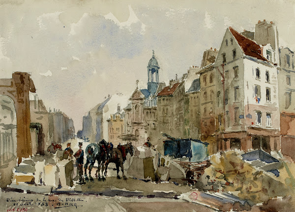 Démolition de la rue des Billettes le 19 avril 1888