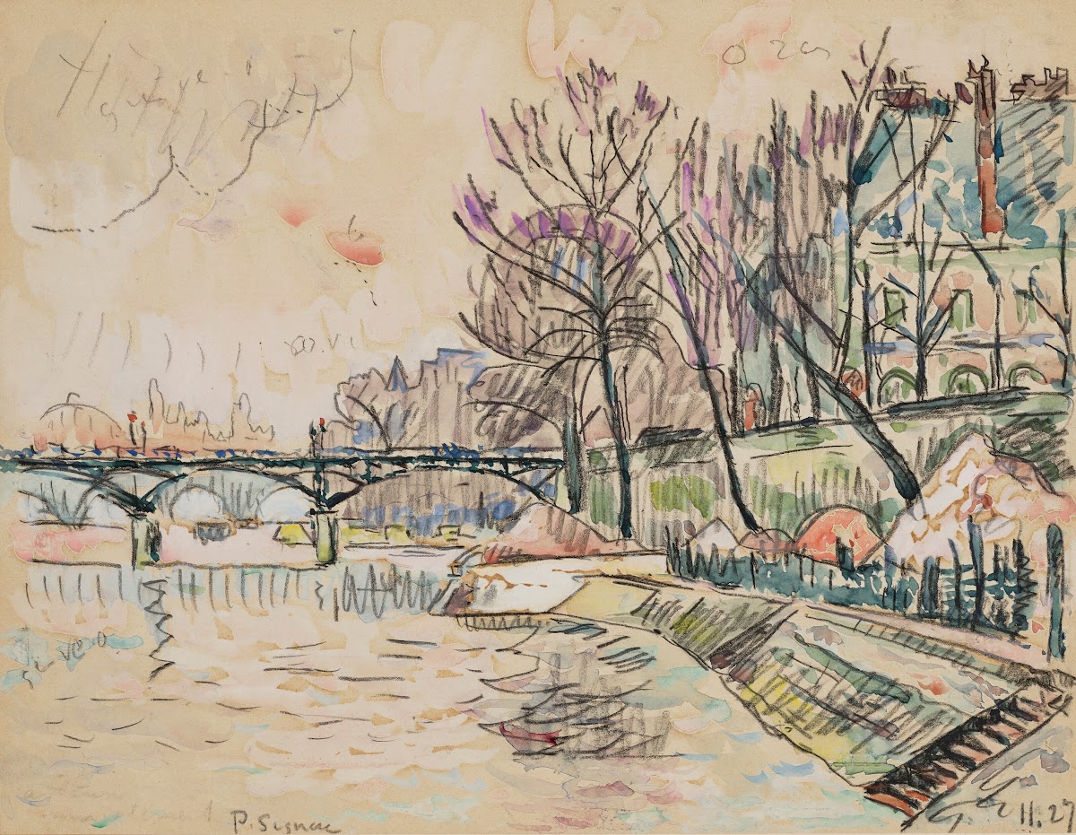 Paris le Pont des Arts 1927