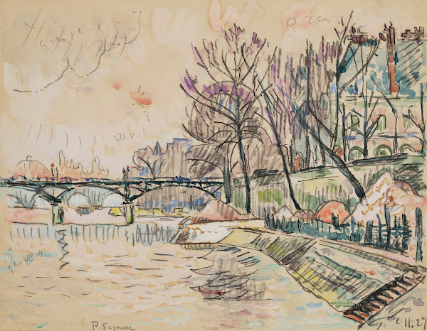 Paris le Pont des Arts 1927