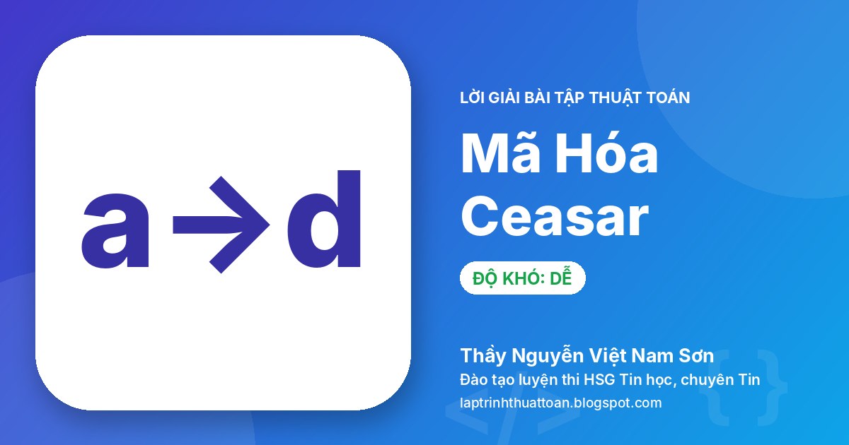 Mã hóa Ceasar