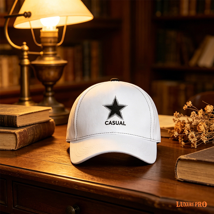 3D Adult Baseball Cap - Unlined, 6-Pore, Unrealistic Stitching