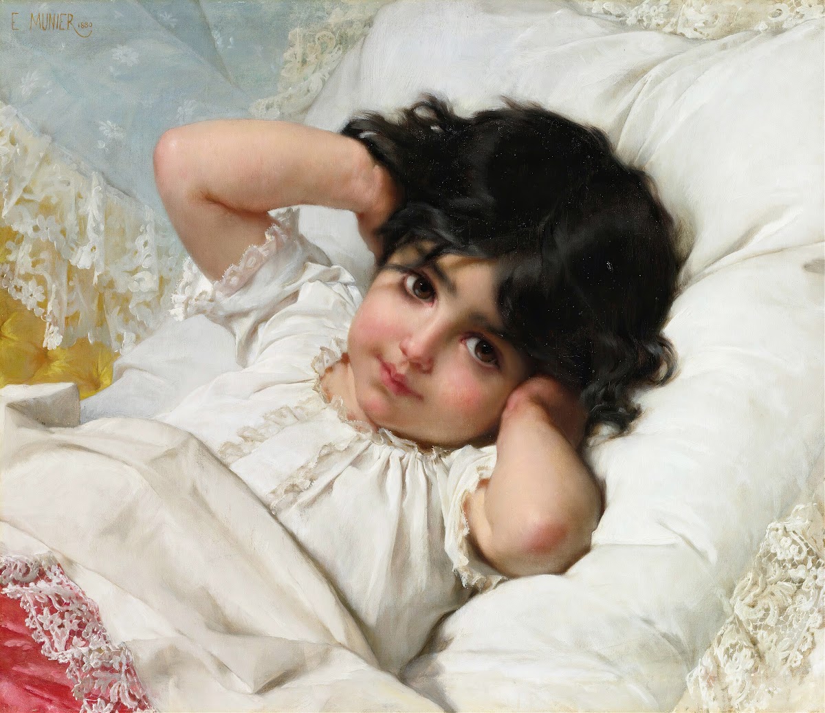 Portrait Of Marie Louise 1880
