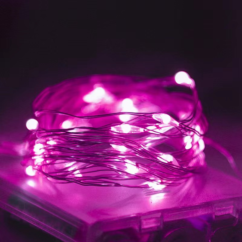 LED-Kupferdraht-Lichterkette, batterie- oder USB-betrieben