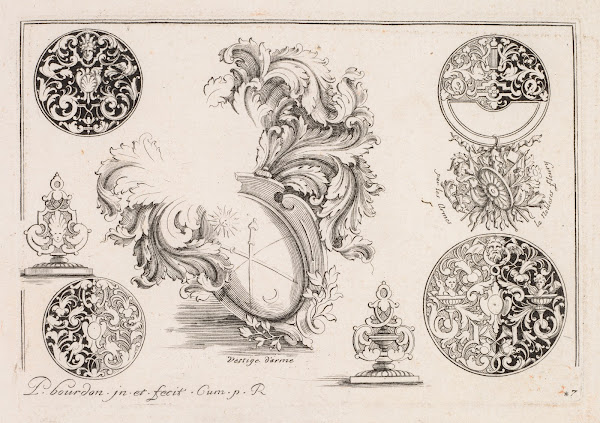 7 From Livre Second Essais De Gravjre Second Book Of Engraved Designs C 1703