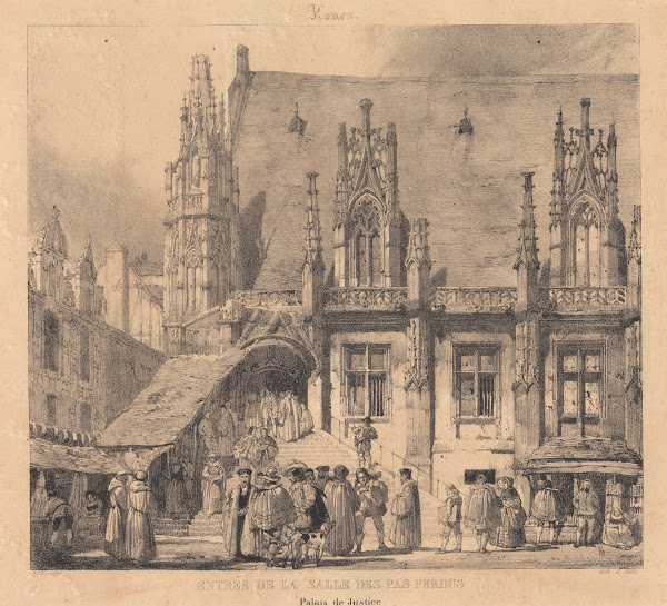 Rouen  Entre de la Salle des Pas Perdus