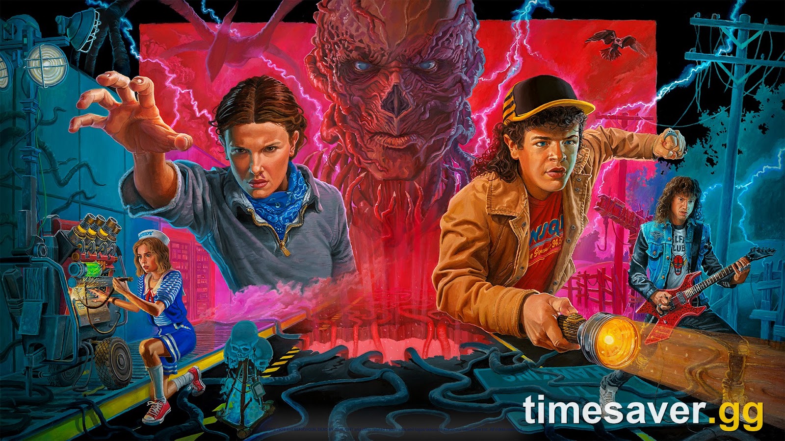 The First in official Stranger Things Chapter 2 artwork for Turn Back the Clock