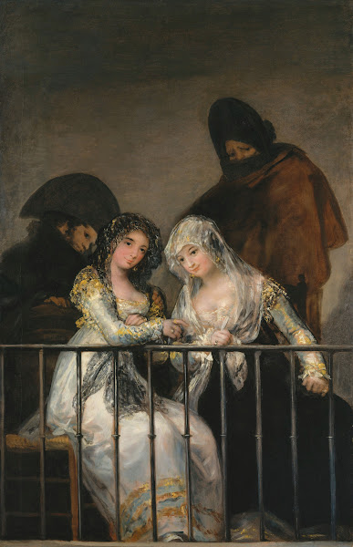 Majas on a Balcony ca 18001810