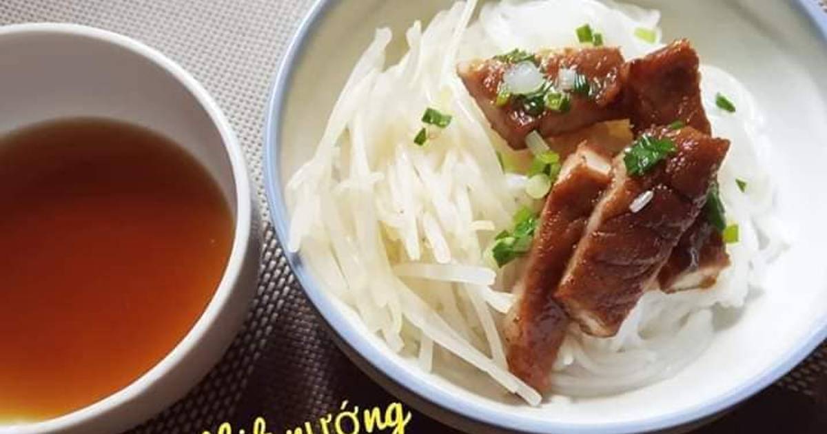 Bún thịt nướng- Ăn dặm cho bé