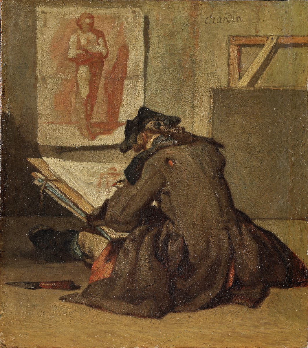 Young Student Drawing circa 1738