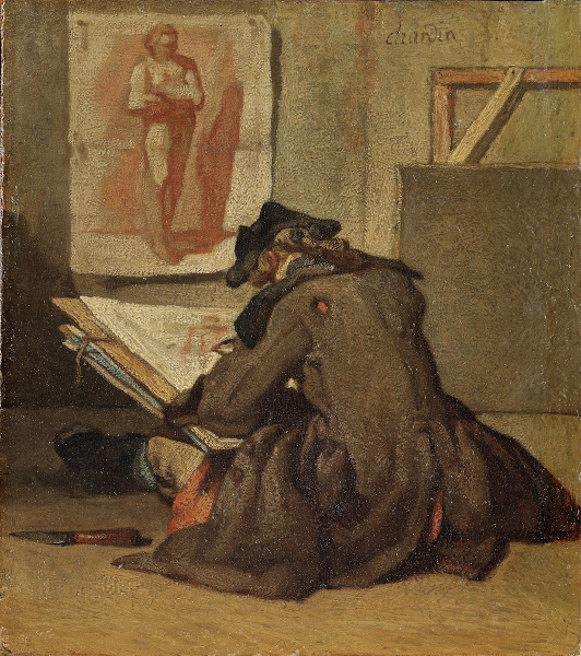 Young Student Drawing circa 1738