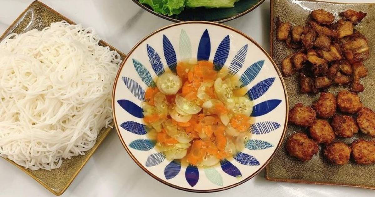 Bún chả nhà làm