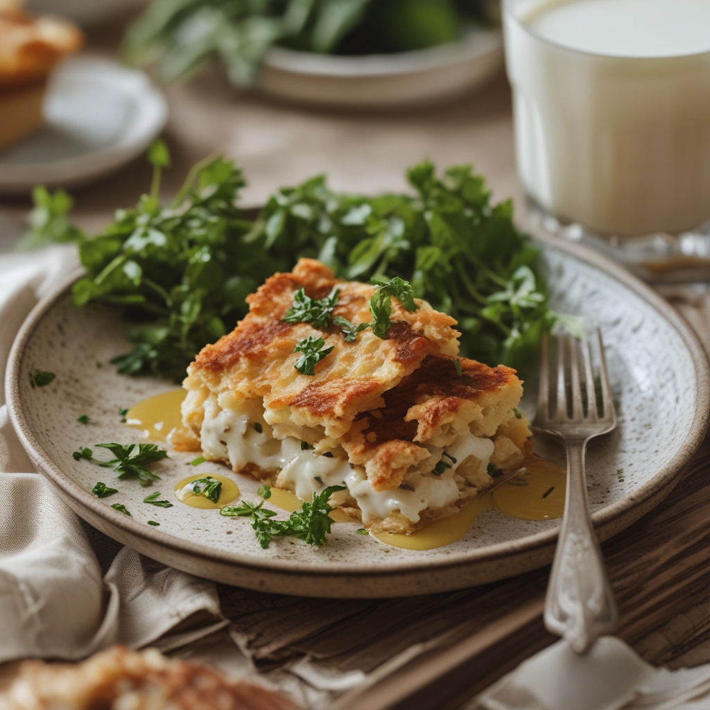 Haferflocken-Joghurt-Fladen: Ein gesundes und sättigendes Abendessen Schnell & Einfach finished