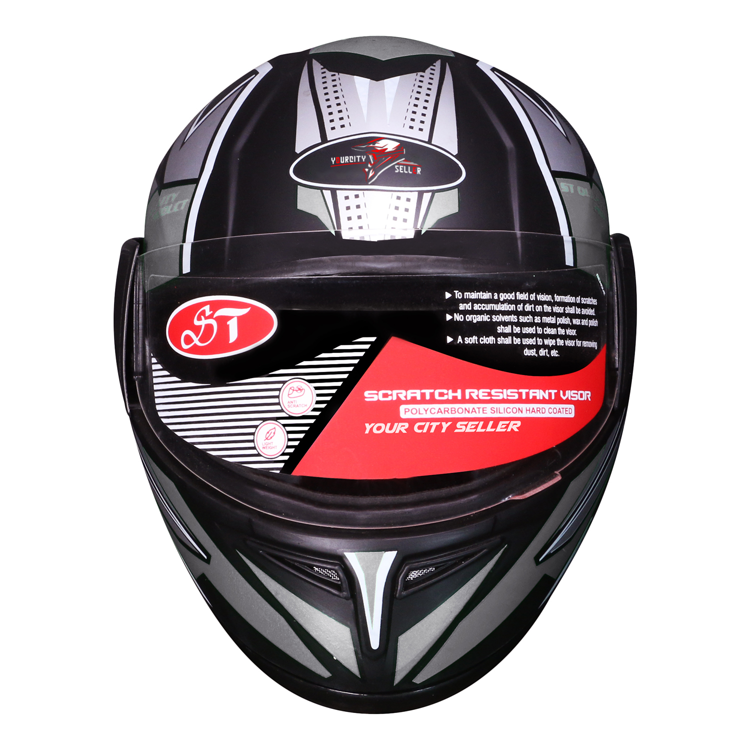 Comfortable interior padding of the helmet