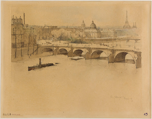 Le Pont Neuf grand bras de la Seine 1867   1931