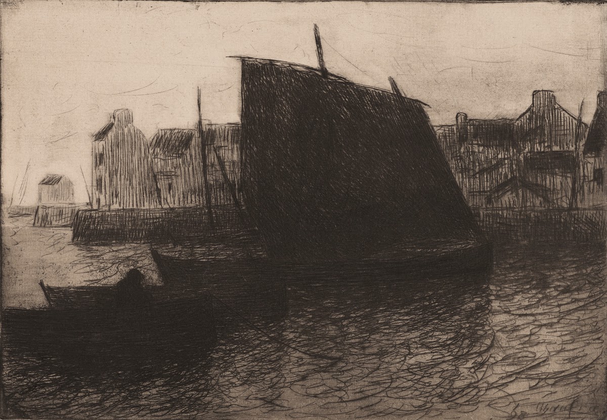 Le vieux bassin du port de Concarneau 1898