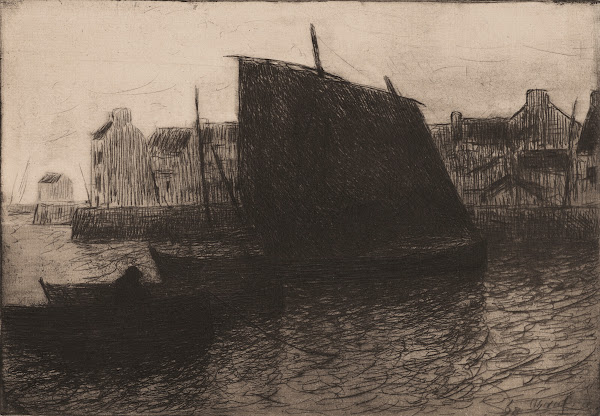 Le vieux bassin du port de Concarneau 1898