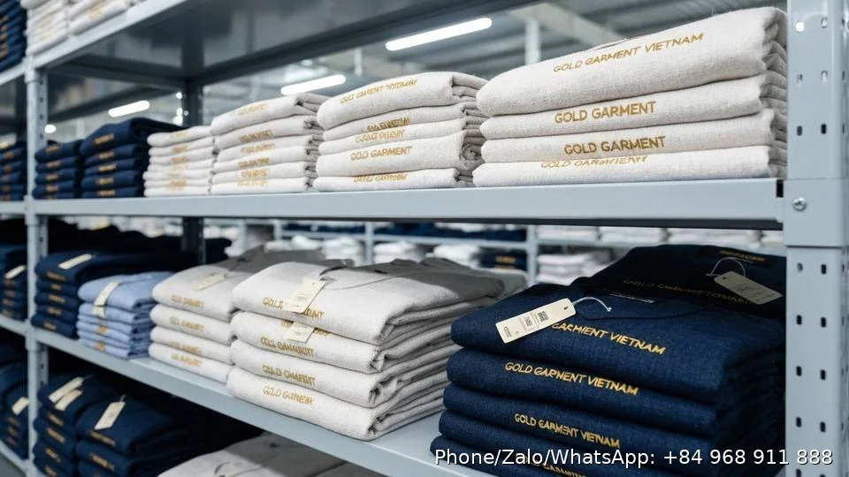 Custom Embroidery - Gold Garment Vietnam