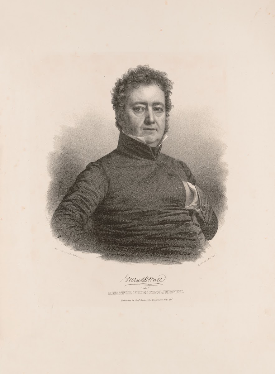Garret D Wall senator from New Jersey 1835 1841