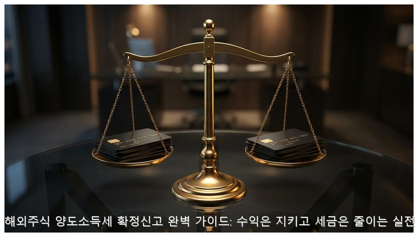 2026 해외주식 양도소득세 절세 및 확정신고 실전 가이드 핵심 안내 및 분석 인포그래픽 (3)