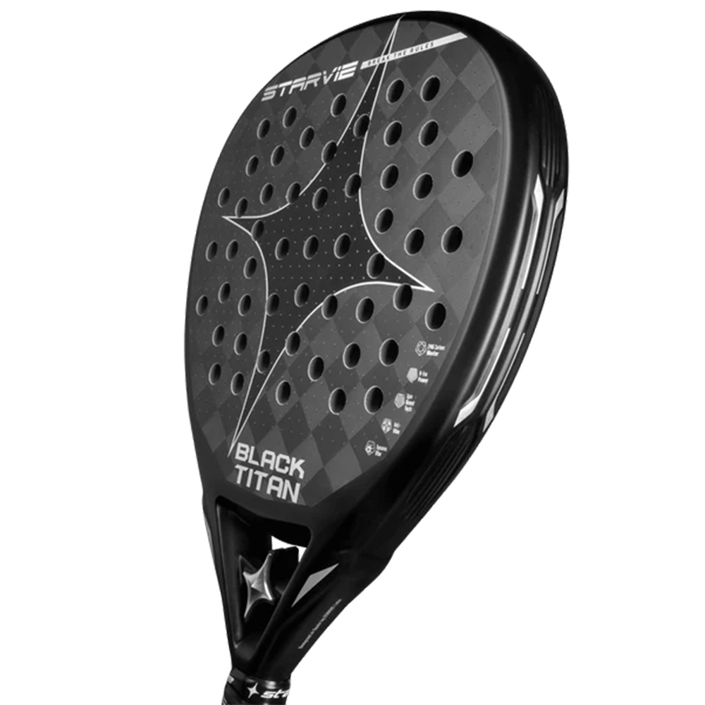 Starvie Black Titan 2026 Racket Padel  - Gambar 3