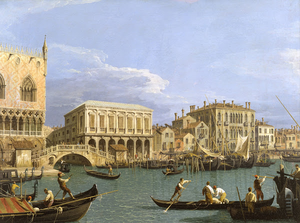 View of the Riva degli Schiavoni Venice