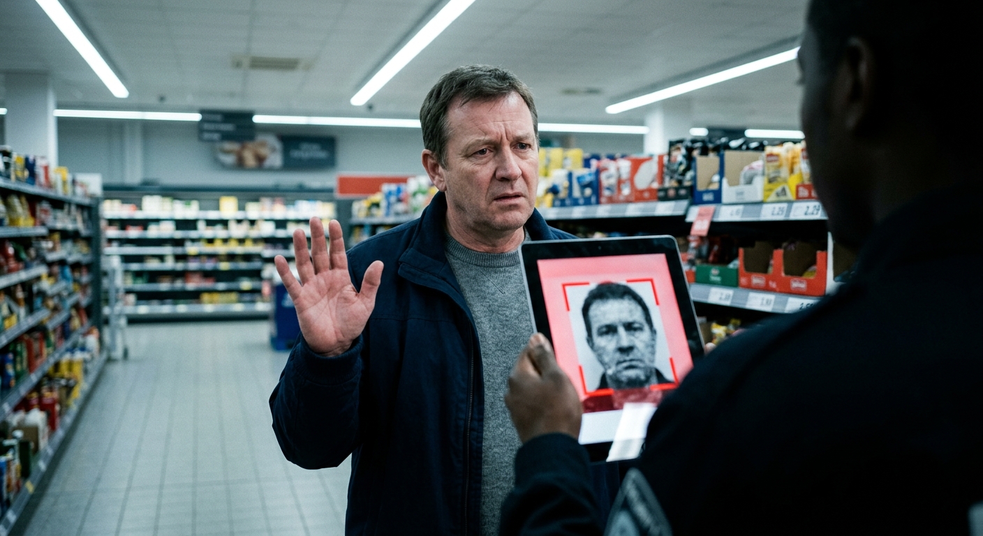 Thrown Out of the Store for a Face That Wasn't Yours
