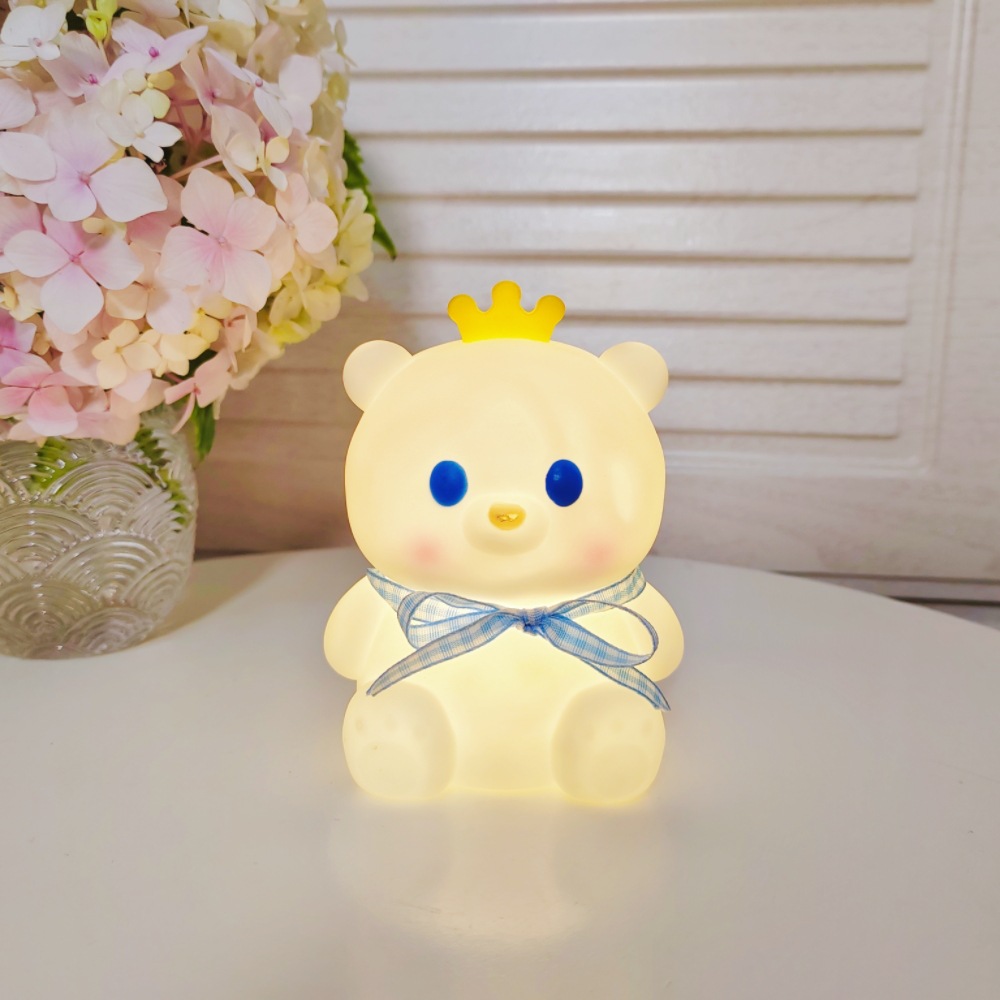 Small night lamp, cartoon design, rechargeable