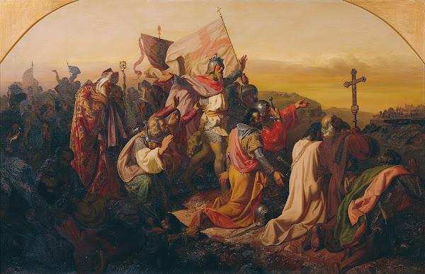 Gottfried von Bouillon und Kreuzfahrer 1854