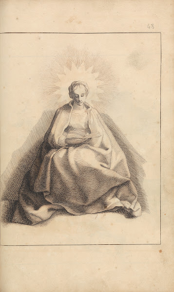 Cloaked Woman Seated Reading between 1715 and 1720