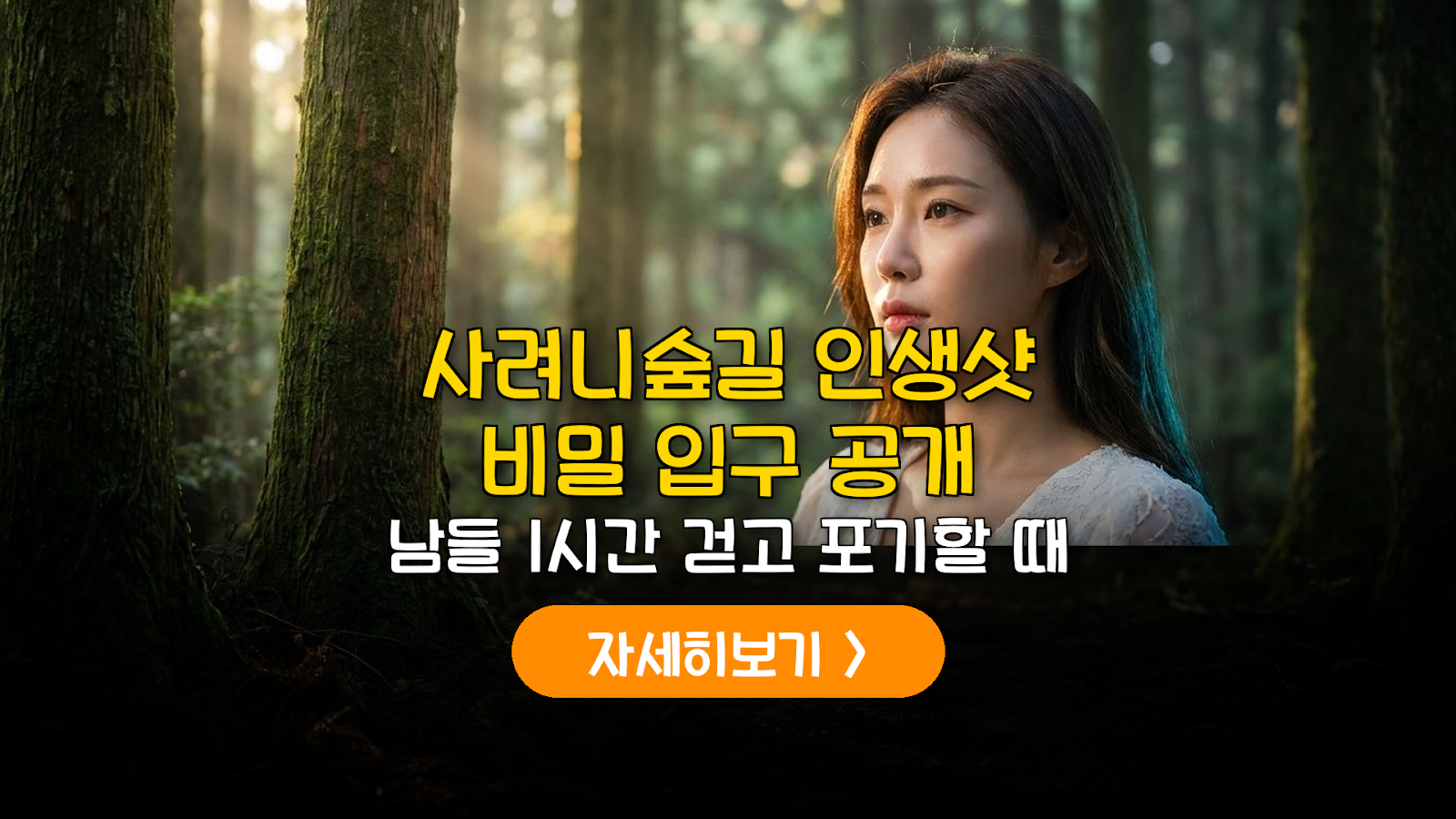 6월 사려니숲길 주차 및 스냅 가이드