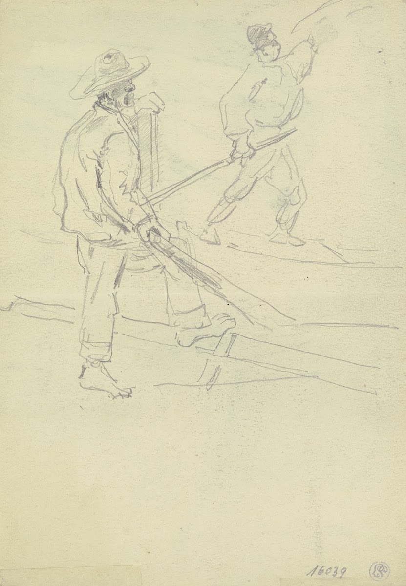 Study sheet Two fishermen 1890