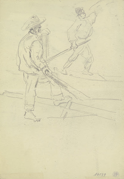 Study sheet Two fishermen 1890