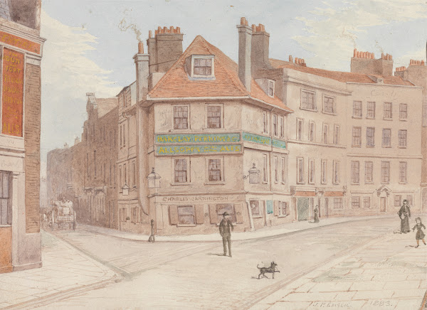 Northumberland Head Inn at Corner of Fort St and Gun St Spitalfields 1883