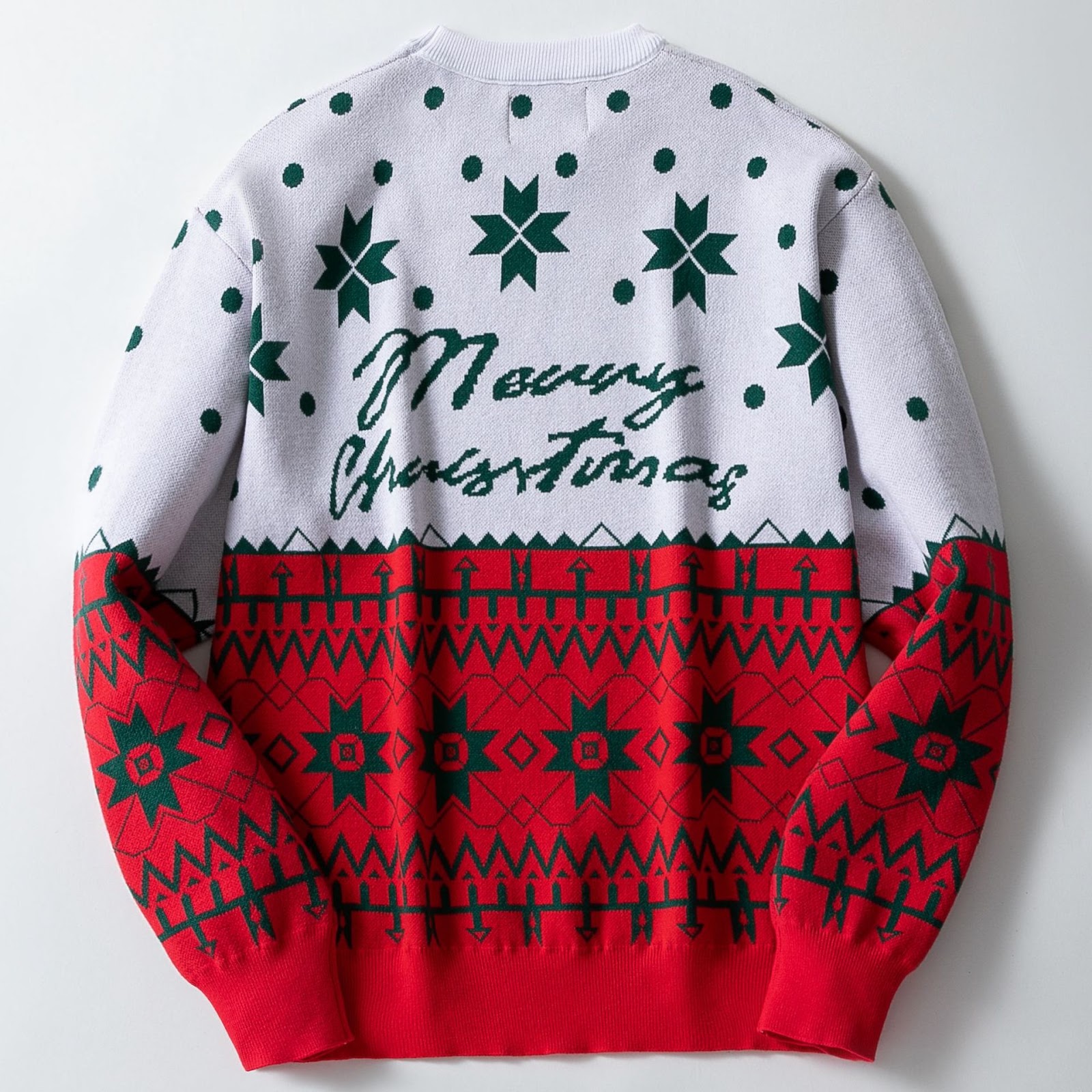 Retro-Strickpullover für Herren, festliches Jacquard-Design