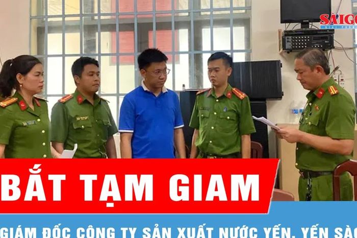 Bắt giám đốc công ty sản xuất nước yến, yến sào giả - Báo Sài Gòn Giải Phóng