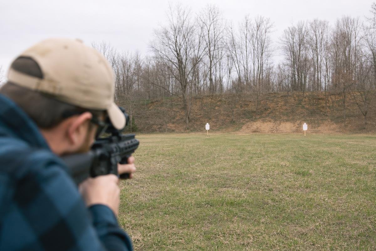 50/200 yard zero trajectory for an AR-15