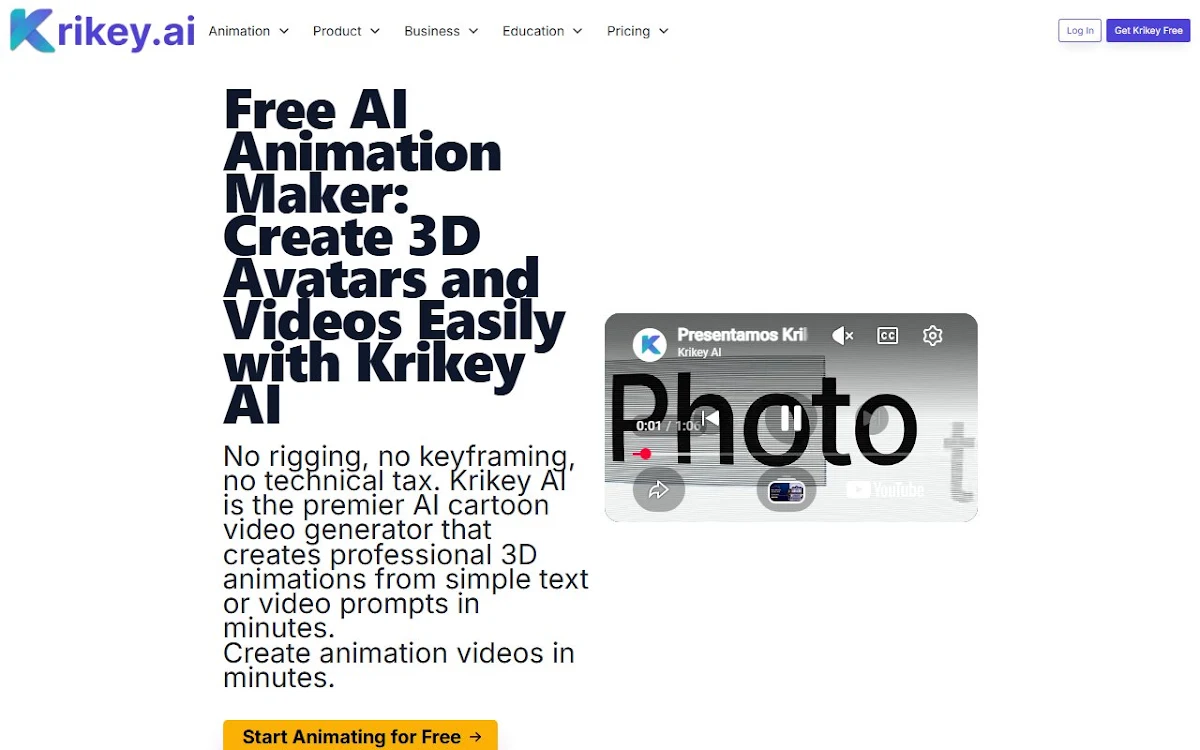 Captura de Krikey AI x Ready Player Me