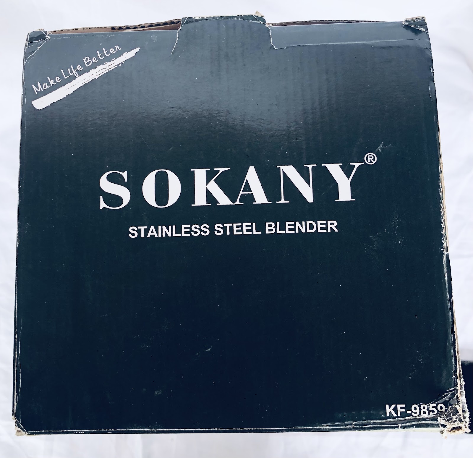 Photo 3 of Sokany Glass Stainless Steel Blender (KF-9859)