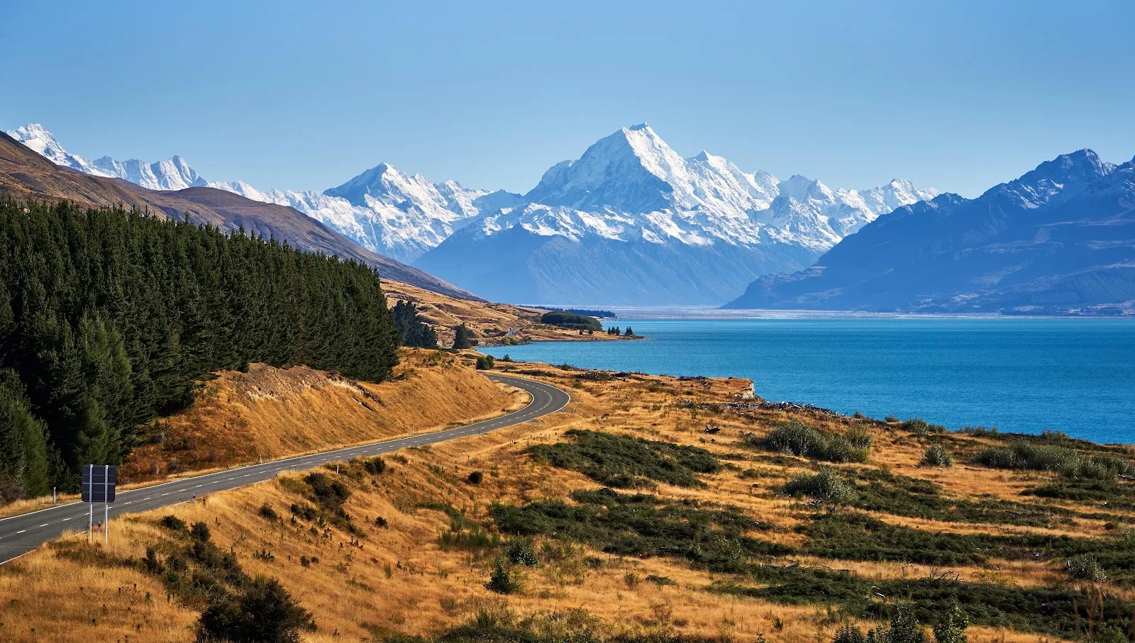 Scenic Road to Mount Cook - Landscape Photography 5K Wallpaper (5793x3285)