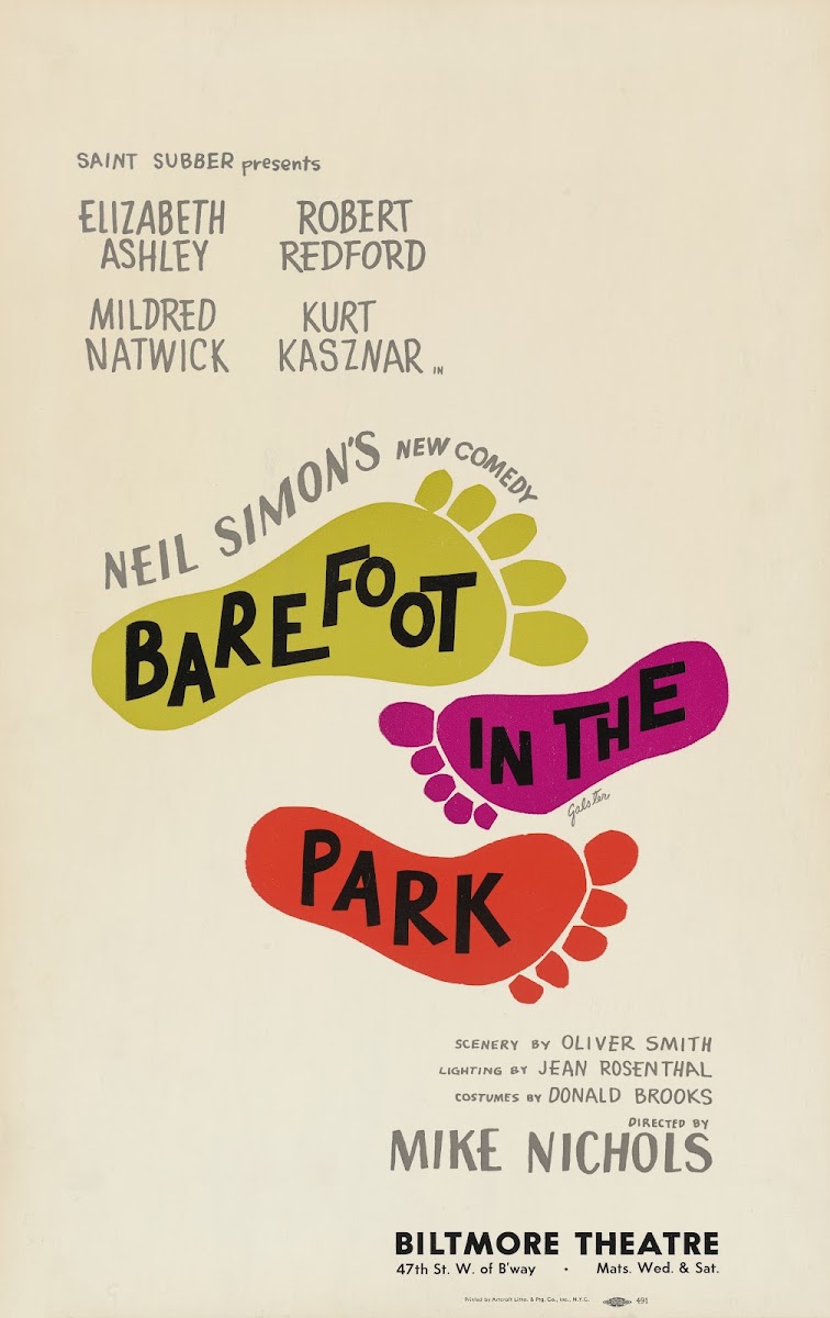 Barefoot in the Park at the Biltmore Theatre 1963