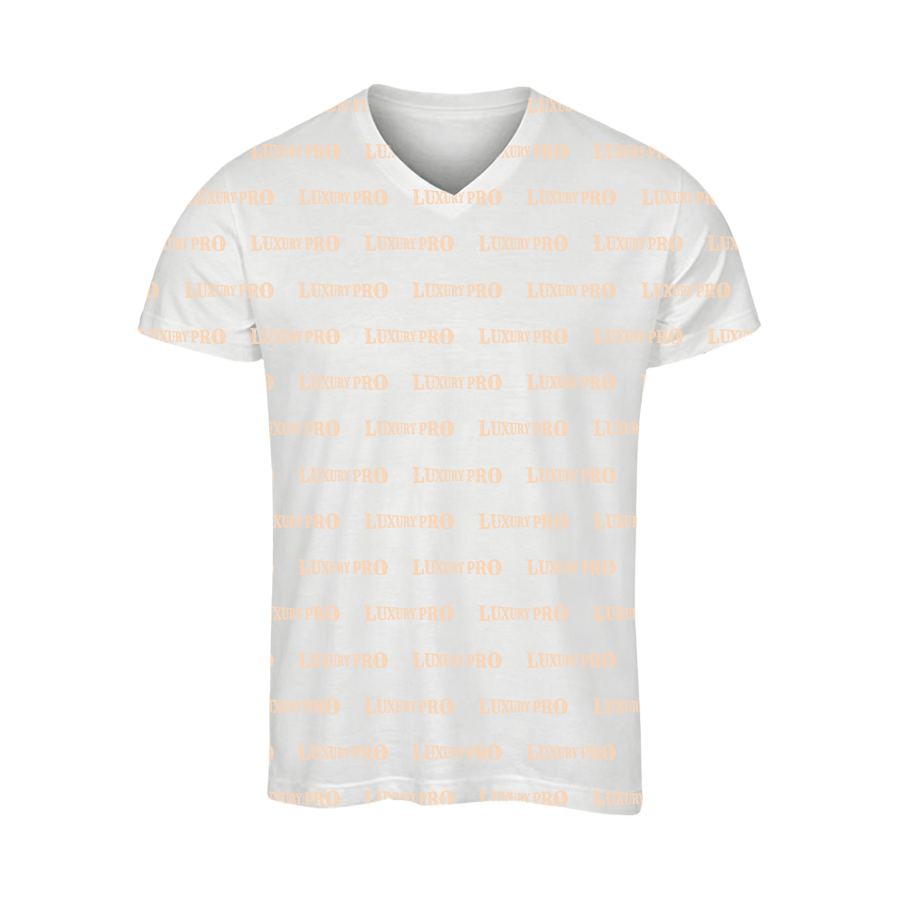 AOP V Neck Short Sleeve 1