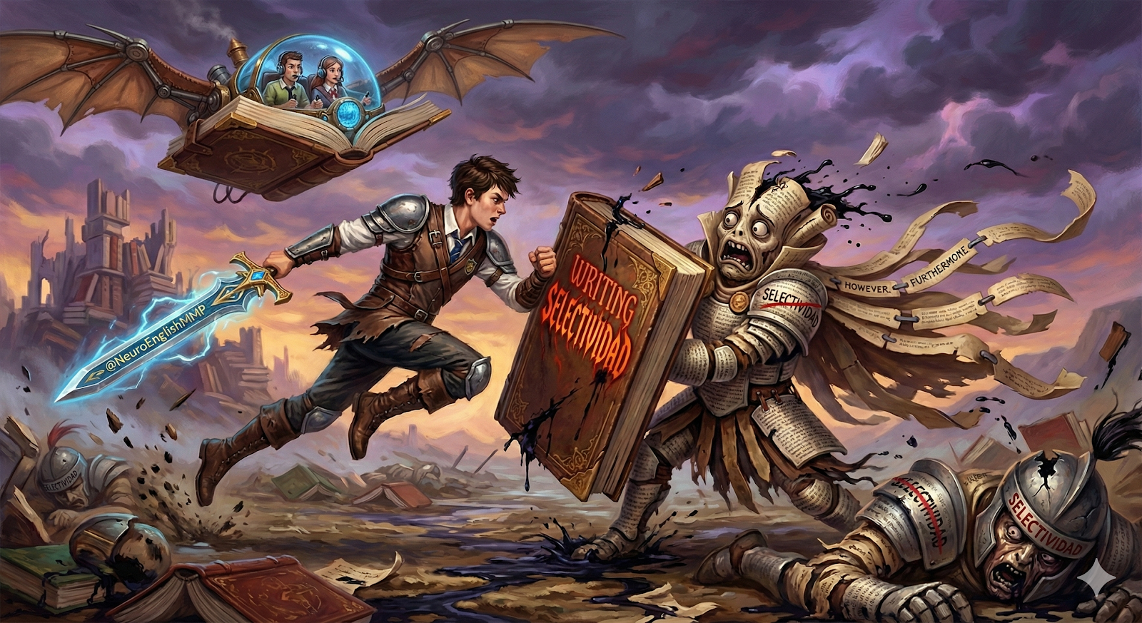 Writing Monster Battle Header