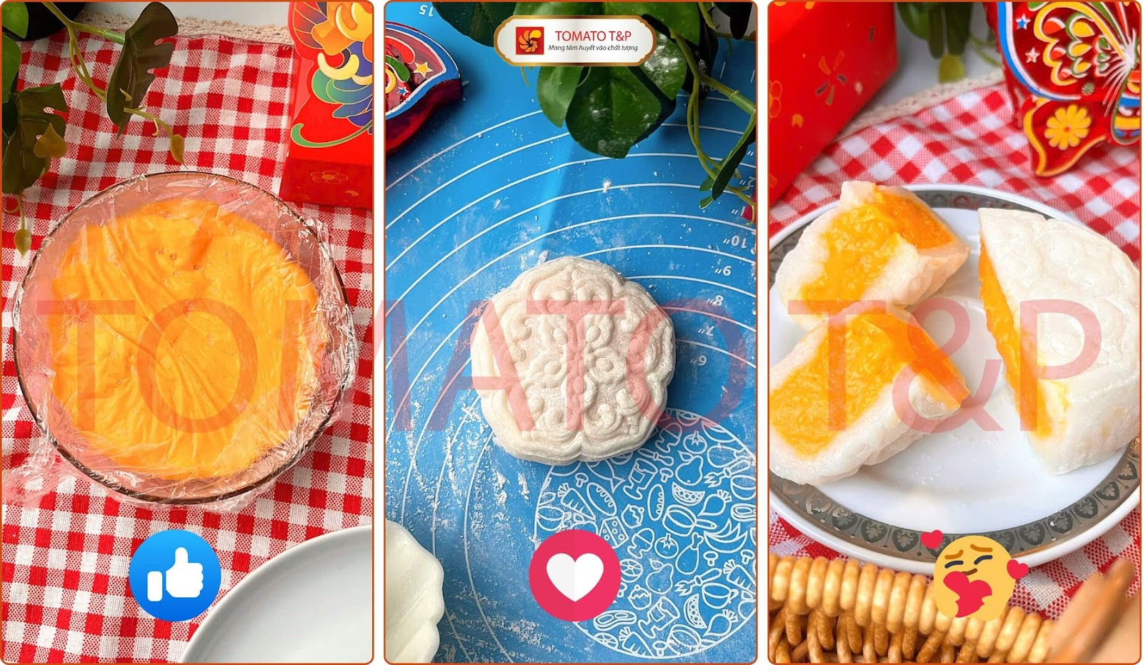 Bánh trung thu nhân dẻo trứng muối